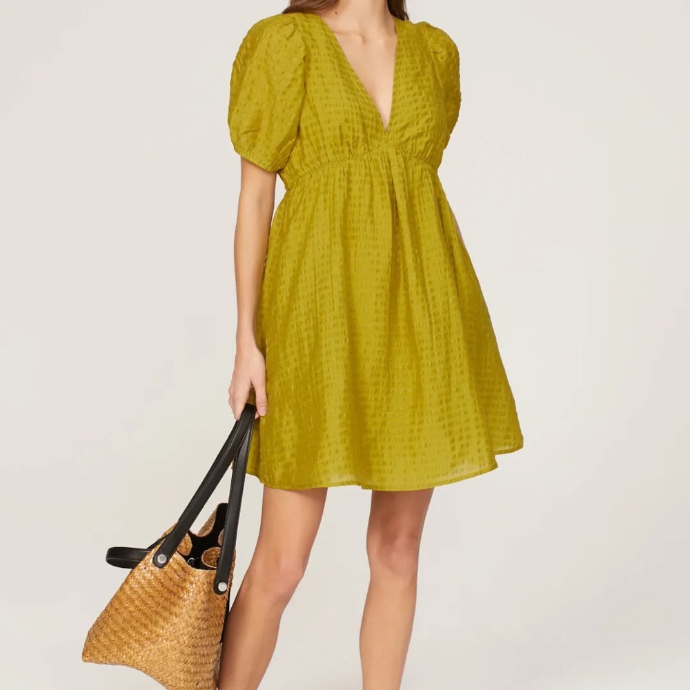 Madewell Kirkley Sun Dress Olive Green Size 12